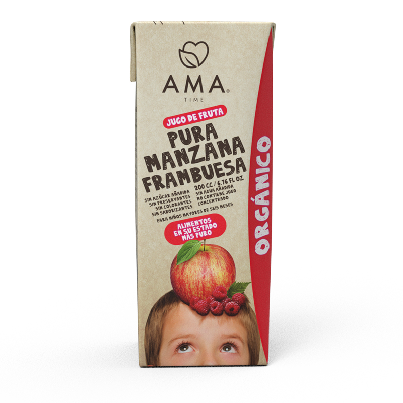 AMATIME 有(yǒu)機(jī)覆盆子(zǐ)蘋果汁200ml